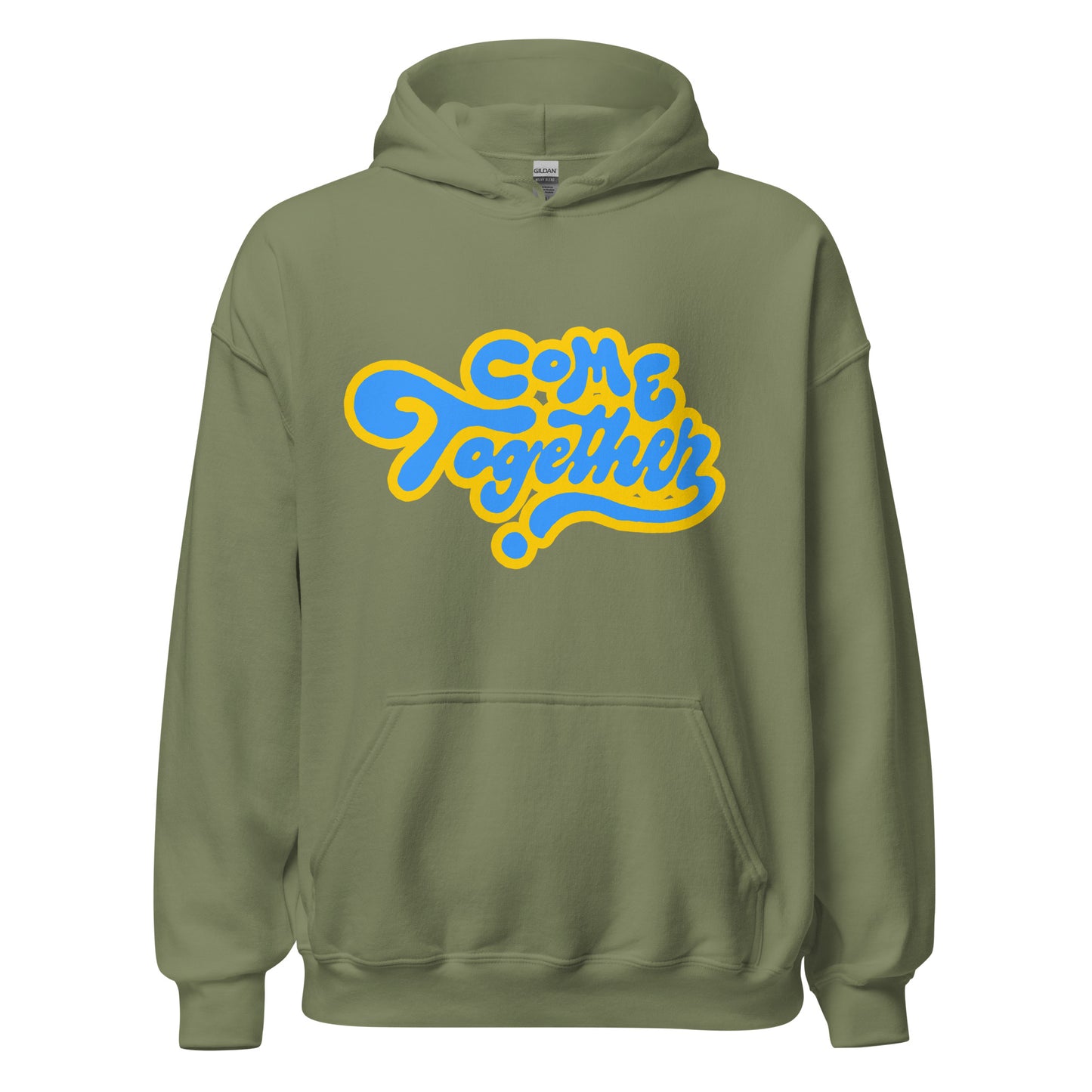 One Love Come Together ( yellow n blue ) Hoodie