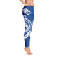 DESSINER Navy blue kiss of the dragon Leggings