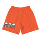 Unlimited Skeleton hands no evil orange Men's Recycled Athletic Shorts
