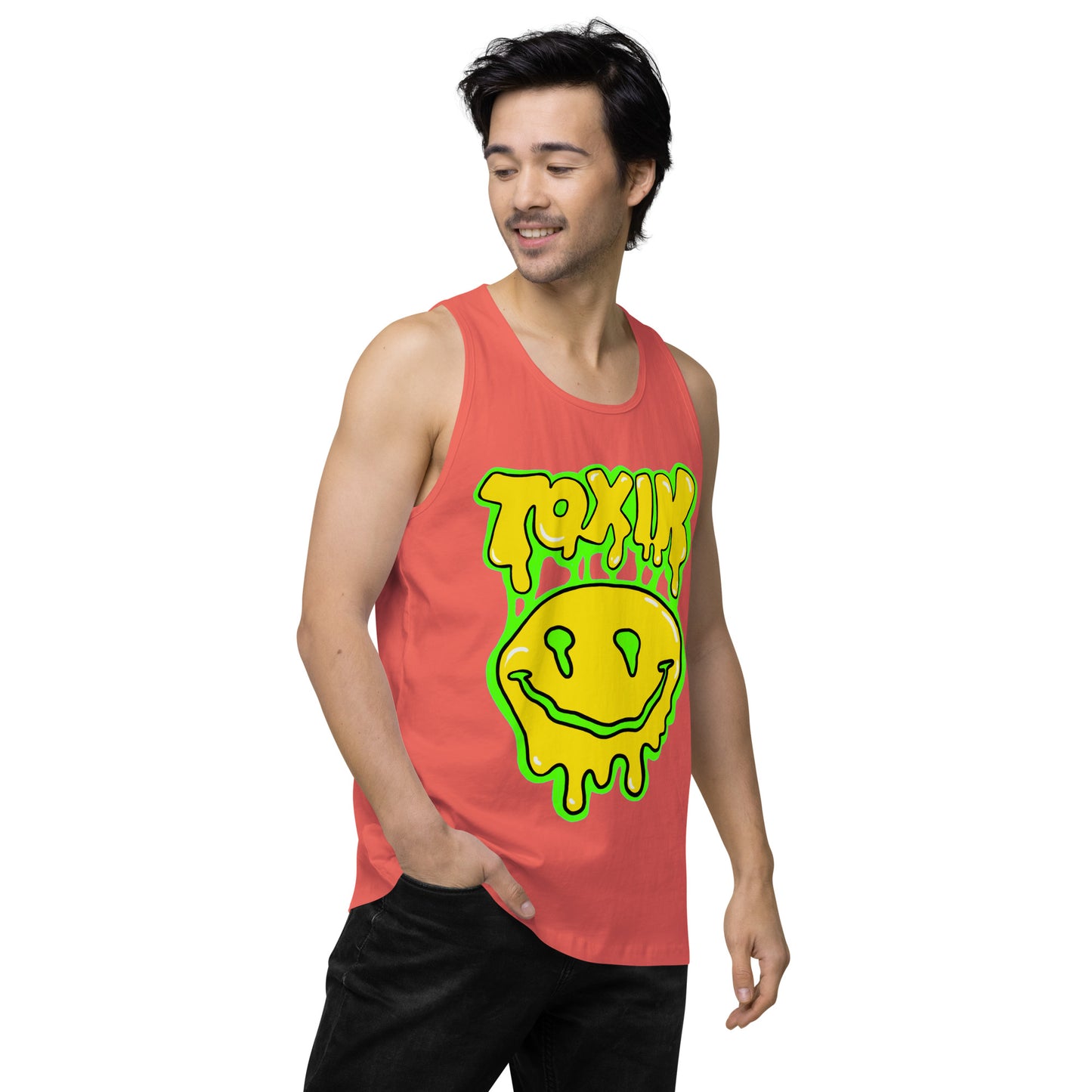 TOXIK SMILEY Men’s premium tank top
