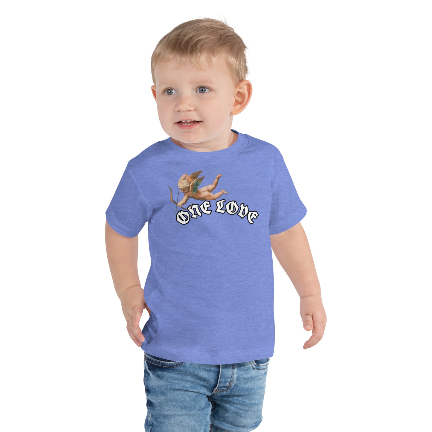 One Love Cupid Toddler Short Sleeve Tee