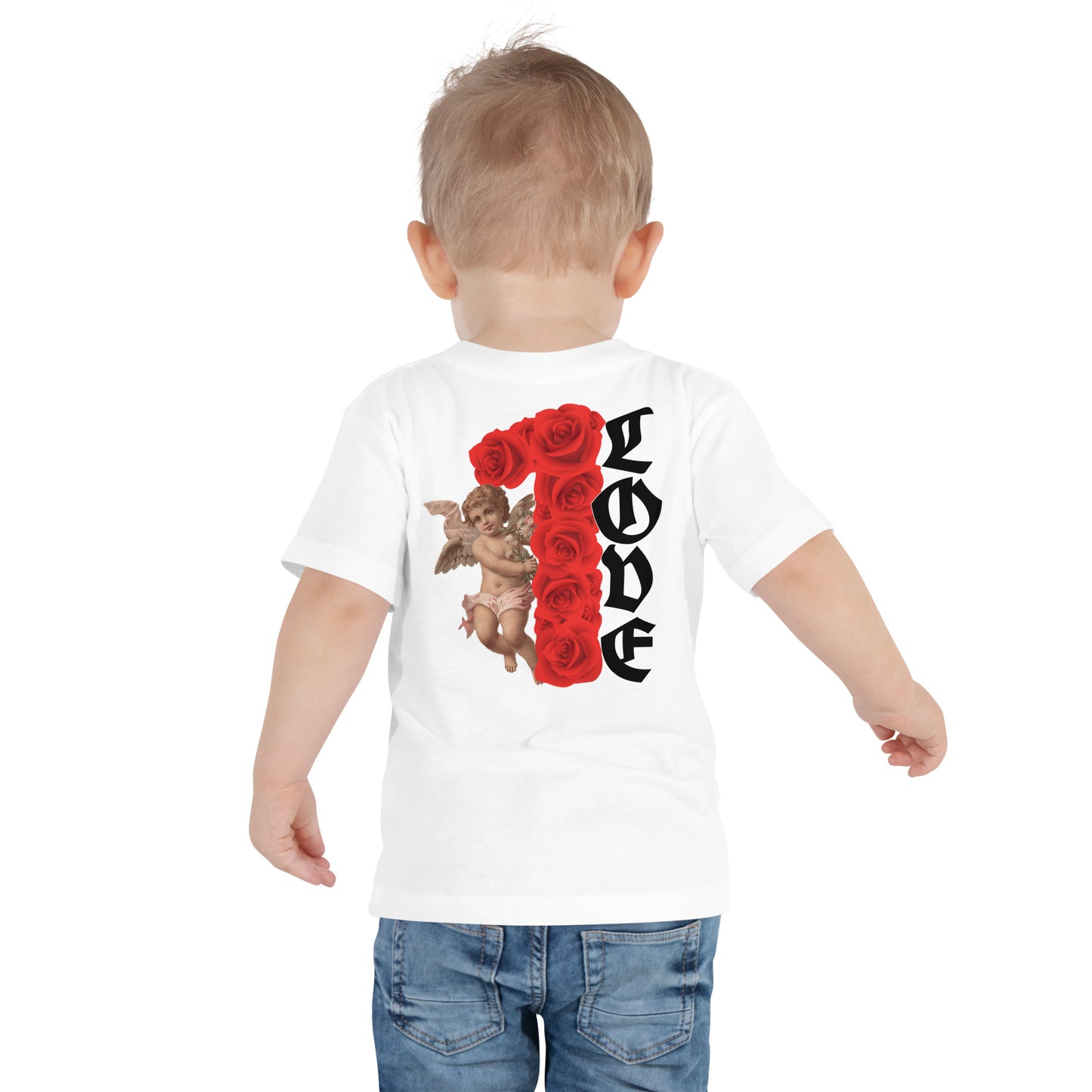 One Love Cupid Toddler Short Sleeve Tee